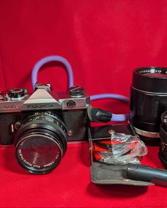 Fujica ST605N + 3 Obiettivi 135mm, 55mm, 28mm -M42