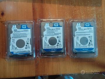 Lotto Hard Disk HDD 2,5" SATA –Toshiba,Seagate,WD