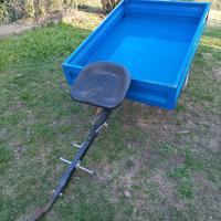 Rimorchio per Motocoltivatore Ribaltabile