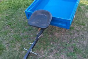 Rimorchio per Motocoltivatore Ribaltabile