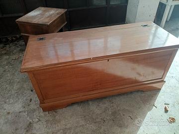 cassapanca artigianale falegname in legno