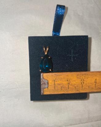 gioello oro 14k con topazio