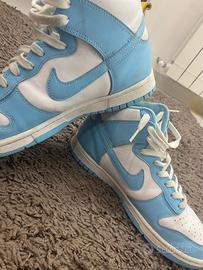 Nike Dunk High Azzurre