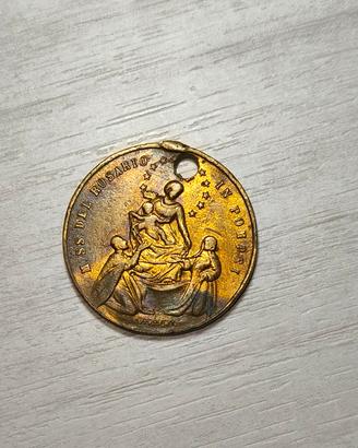 🪙 Medaglia devozionale SS Maria Pompei San 🪙 