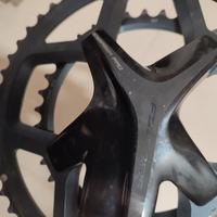 Guarnitura corona pedivelle 175 bici da corsa FSA