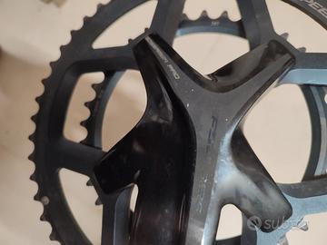 Guarnitura corona pedivelle 175 bici da corsa FSA