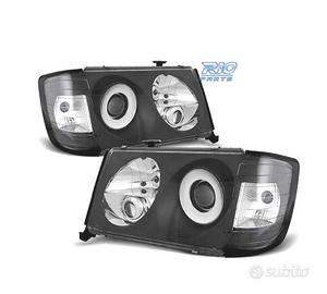 FARI MERCEDES CLASSE E W124 85-93 FONDO NERO