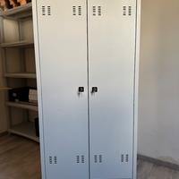 Armadietto sporco/pulito 2 addetti