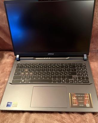 Laptop Gaming MSI I9 5080 Nuovo mai acceso