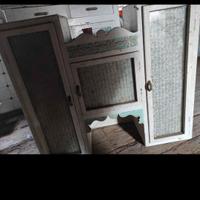 vetrina antica da restaurare