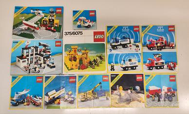 Lotto libretti istruzioni LEGO anni 80