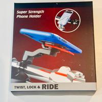 Twist, lock and ride - Phone holder