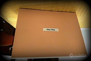 Scatola Box MIU MIU (Miuccia Prada) 24x17x4h Nuova