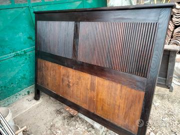 letto in legno massiccio
