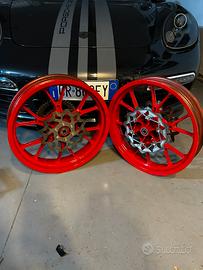 Cerchi Motard doppio disco Derbi