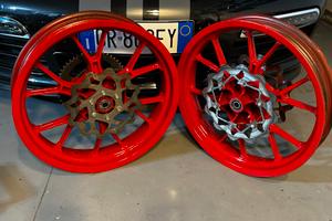 Cerchi Motard doppio disco Derbi