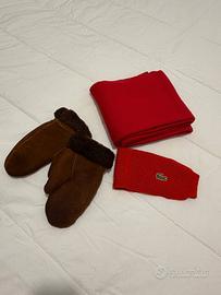 Kit da montagna (sciarpa, fascia e manopole)