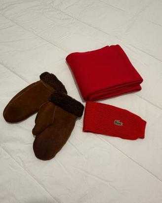 Kit da montagna (sciarpa, fascia e manopole)