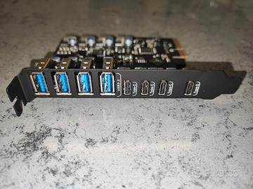 Scheda di Espansione USB 3.2 PCIe a 8 Porte