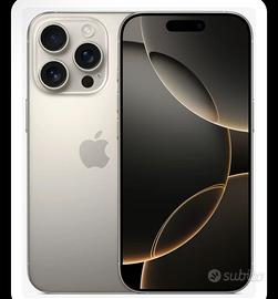 Iphone 16 pro 256gb titanio