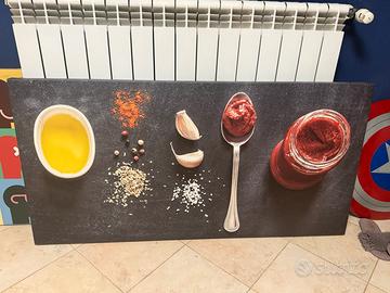 Quadri aglio olio e peperoncino di pintdecor