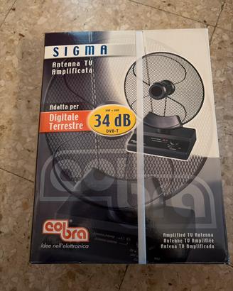 Antenna tv amplificata sigma nuova