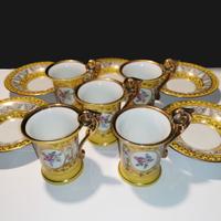 Set da caffè vintage 10 pezzi in porcellana Kahla