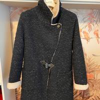 Cappotto donna nero e bianco Molly Bracken tg S