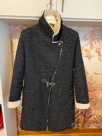 Cappotto donna nero e bianco Molly Bracken tg S