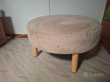 pouff beige rovere 