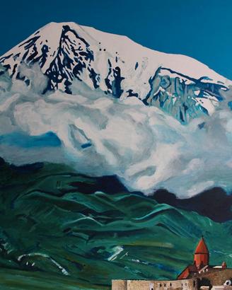 Dipinto Originale – "Landscape-Sacro Monte"