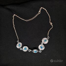Girocollo - Bracciale - Orecchini in alluminio
