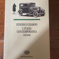 Federico Chabot  L' Italia contemporanea