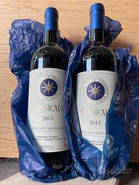 Vino da collezione Sassicaia 2015 Bolgheri