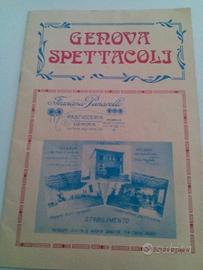 LIBRETTO SPETTACOLO TEATRO GOVI GENOVA