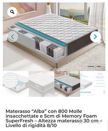 Materasso a molle isacchettate