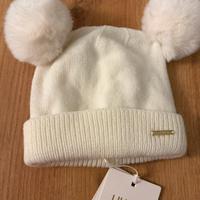 Berretta Liu Jo con doppio pon pon bianco