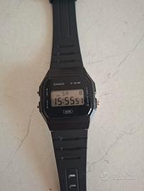Orologio Casio F-91WB-1AEF (minimal black) 