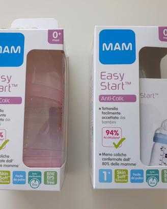 Biberon MAM Easy Start 160ml (azzurro e/o rosa)