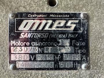 Omes LT 124 sega a disco per metallo