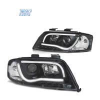 FARI LED PER AUDI A6 01-04 LUCE DIURNA NERA