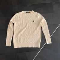 maglione bianco ralph lauren