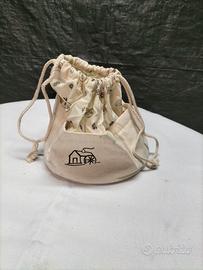 cestino porta pane cotone