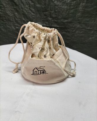 cestino porta pane cotone