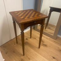 tavolo scacchiera con cassetto