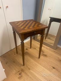 tavolo scacchiera con cassetto