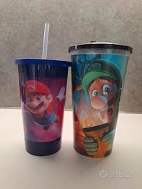 Bicchieri Super Mario e Luigi
