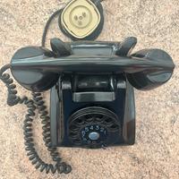 Telefono vintage anni 50 nero