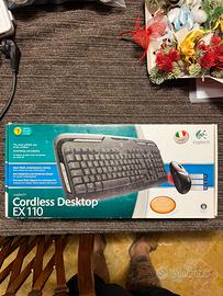 Logitech tastiera Cordless Desktop EX 110
