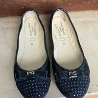 Scarpe ballerine blu 34